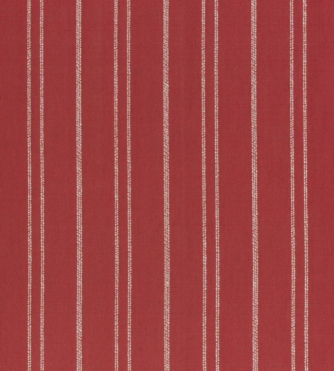 Nolan Stripe Fabric - Red 