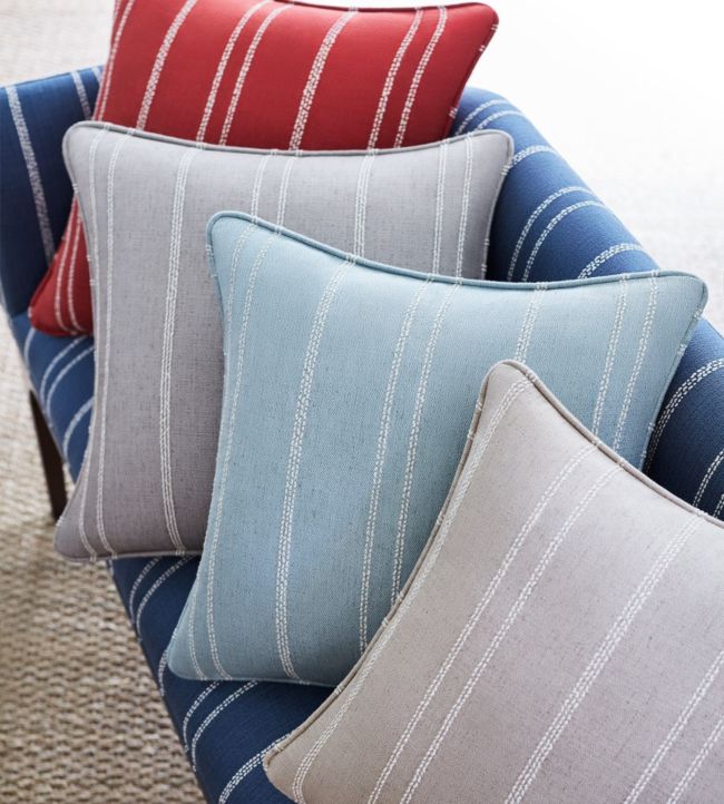 Nolan Stripe Room Fabric - Teal