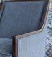 Dalton Herringbone Room Fabric 2 - Blue