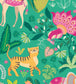 Samba Safari Nursey Wallpaper - Green 