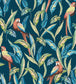 Tropical Parrot Wallpaper - Teal