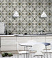 Organic Tile Room Wallpaper - Green