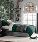 Sci Fi Comics Nursey Room Wallpaper - Green