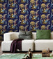 Sci Fi Pulp Nursey  Room Wallpaper - Blue