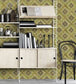 Italian Tile Room Wallpaper - Green