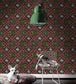 Lattice work Room Wallpaper - Green