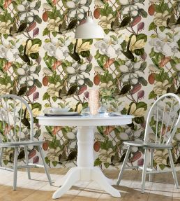 Magnolia Room Wallpaper - Green