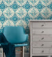 Longwy Room Wallpaper - Teal