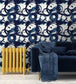 Denim Spirit Room Wallpaper - Blue