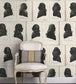 Dutch Portraits Room Wallpaper - Cream