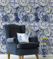 Delftware Room Wallpaper - Blue