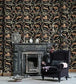 Fresce Room Wallpaper - Black