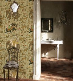 Hindustan Room Wallpaper - Green