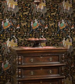 Hindustan Room Wallpaper - Brown