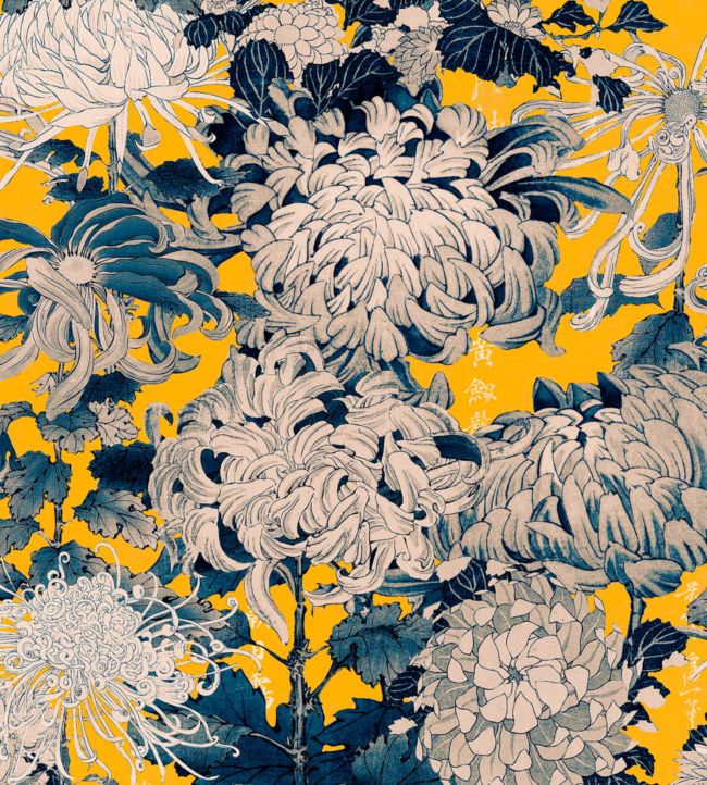 Chrysanthemums Wallpaper - Yellow