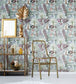 Garden Of Eden Room Wallpaper - Teal