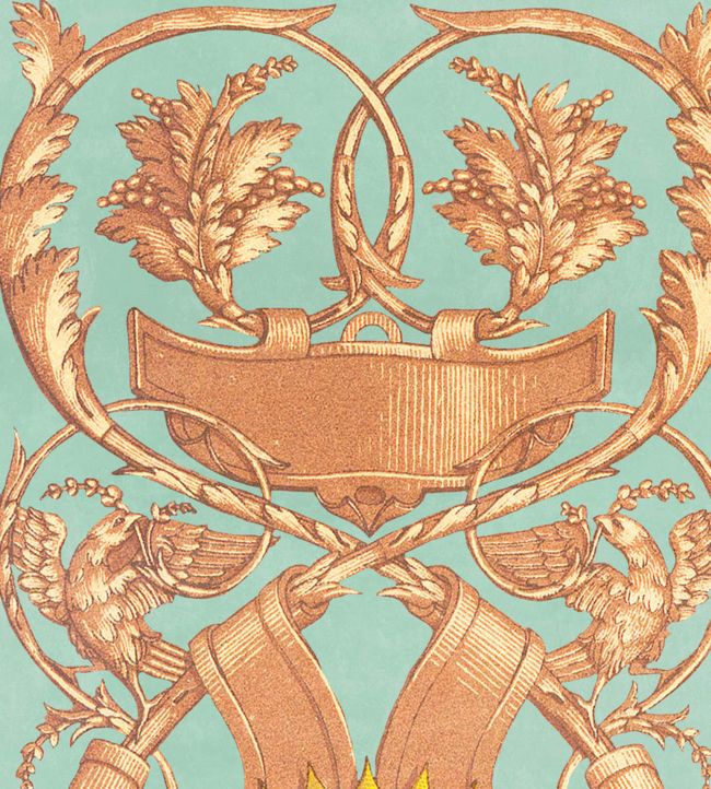 Fontainebleau Wallpaper - Teal