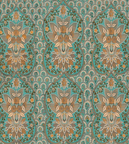 Floral Tapestry Wallpaper - Green