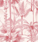 Palmera Cubana Wallpaper - Pink