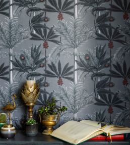 Madagascar Room Wallpaper - Gray