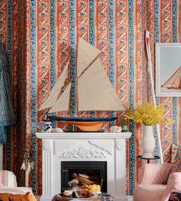 Samothraki Room Wallpaper - Orange