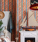 Samothraki Room Wallpaper 2 - Orange