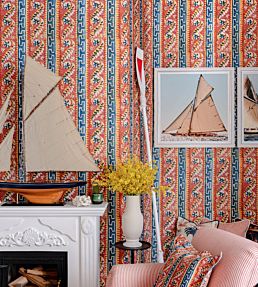 Samothraki Room Wallpaper 3 - Orange