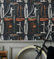  Equestrian Equipment Room Wallpaper 2 - Blue