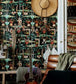 Hopi Spirit Nursey Room Wallpaper - Green