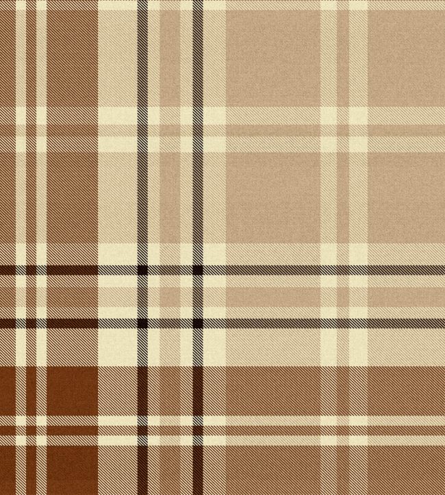 Chesterfield Plaid Wallpaper - Sand