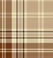 Chesterfield Plaid Wallpaper - Sand