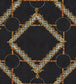 Decorative Harness Wallpaper - Black