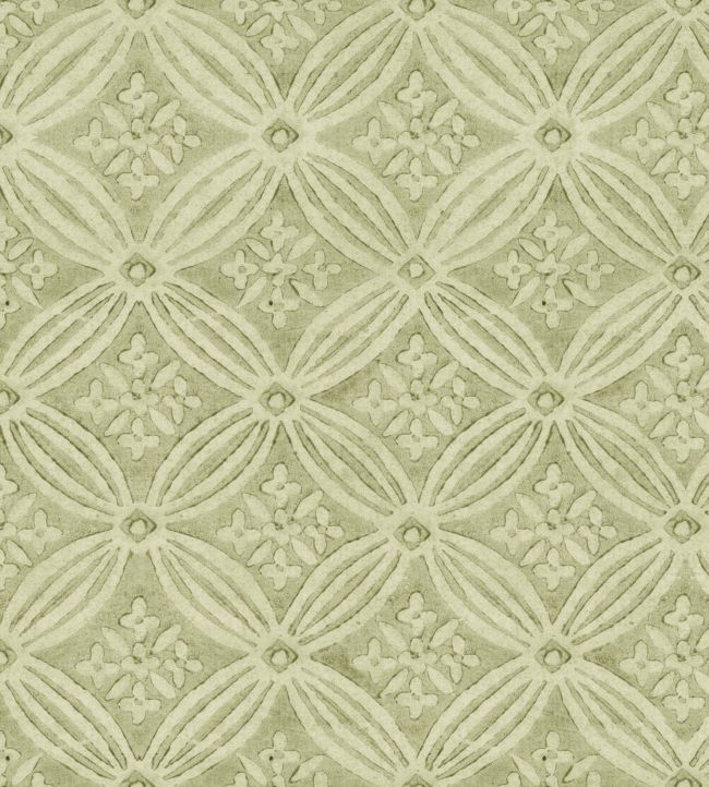 Kalamkari Wallpaper - Green