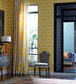 Ogee Room Wallpaper - Yellow