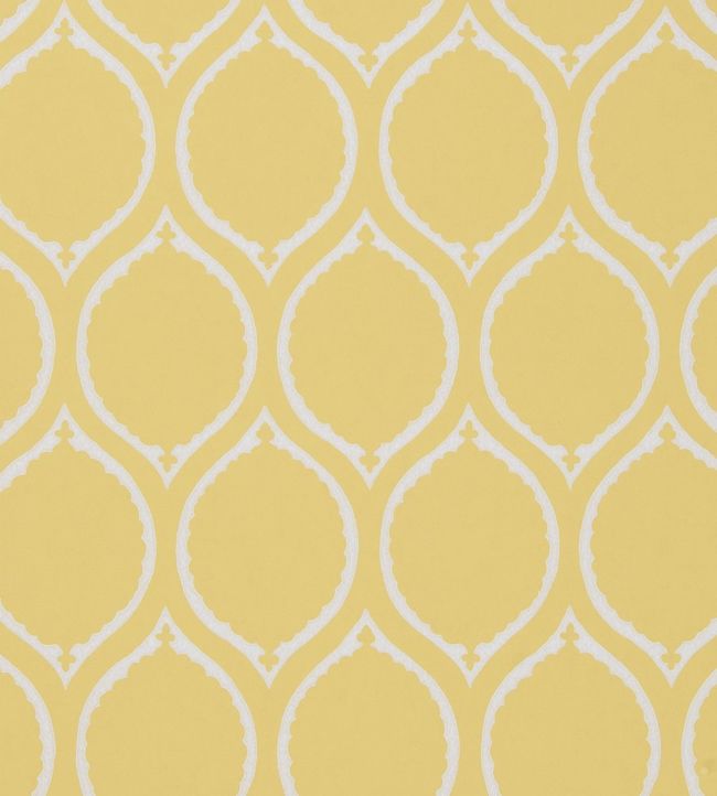 Ogee Wallpaper - Yellow