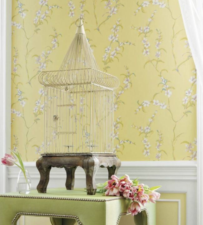 Japonica Room Wallpaper 2 - Yellow