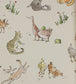 Quentins Menagerie Wallpaper - Pink 