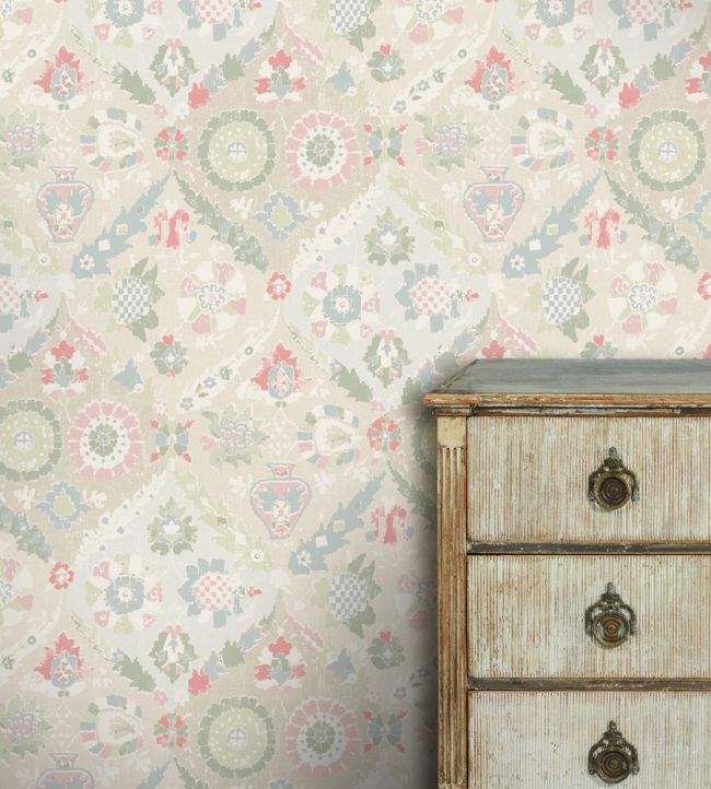 Cornucopia Room Wallpaper - Cream